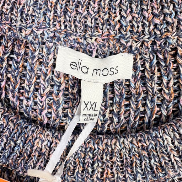 Ella Moss Sweater Womens XXL Knit Sweater Vest Sleeveless Multicolored Neutral - Picture 4 of 11